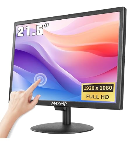 Amazon.co.jp: 22インチタッチパネル 液晶モニター フルHD 内蔵カメラ